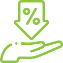 nutritional information icon indicating that Meal Village provides nutrition details for all food items